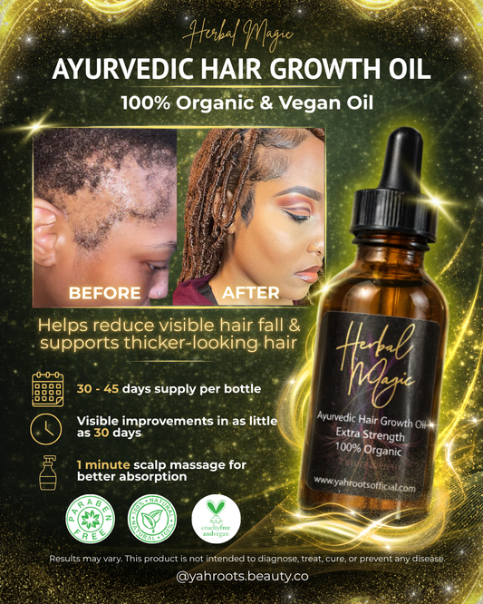 Buy 3 & SAVE Herbal Magic Ayurvedic Hair Growth Oil (extra strength) RECOMMENDED