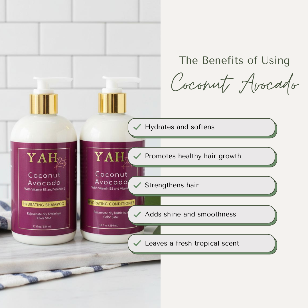 Hydrating Avocado & Coconut Shampoo And Conditioner Set