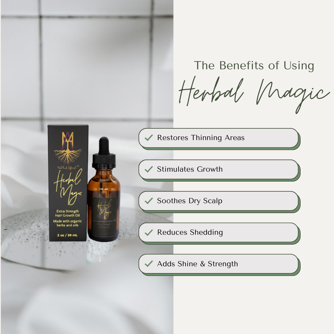 Buy 3 & SAVE Herbal Magic Ayurvedic Hair Growth Oil (extra strength) RECOMMENDED