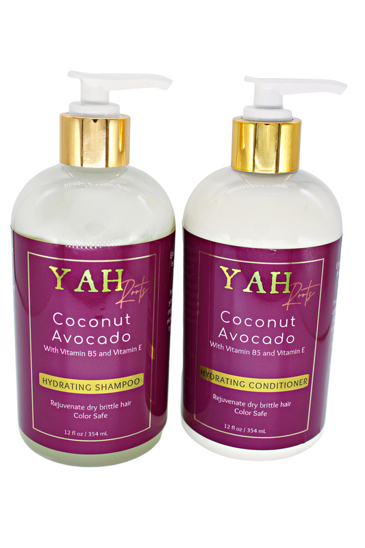 Avocado & Coconut Hydrating Shampoo And Conditioner Set